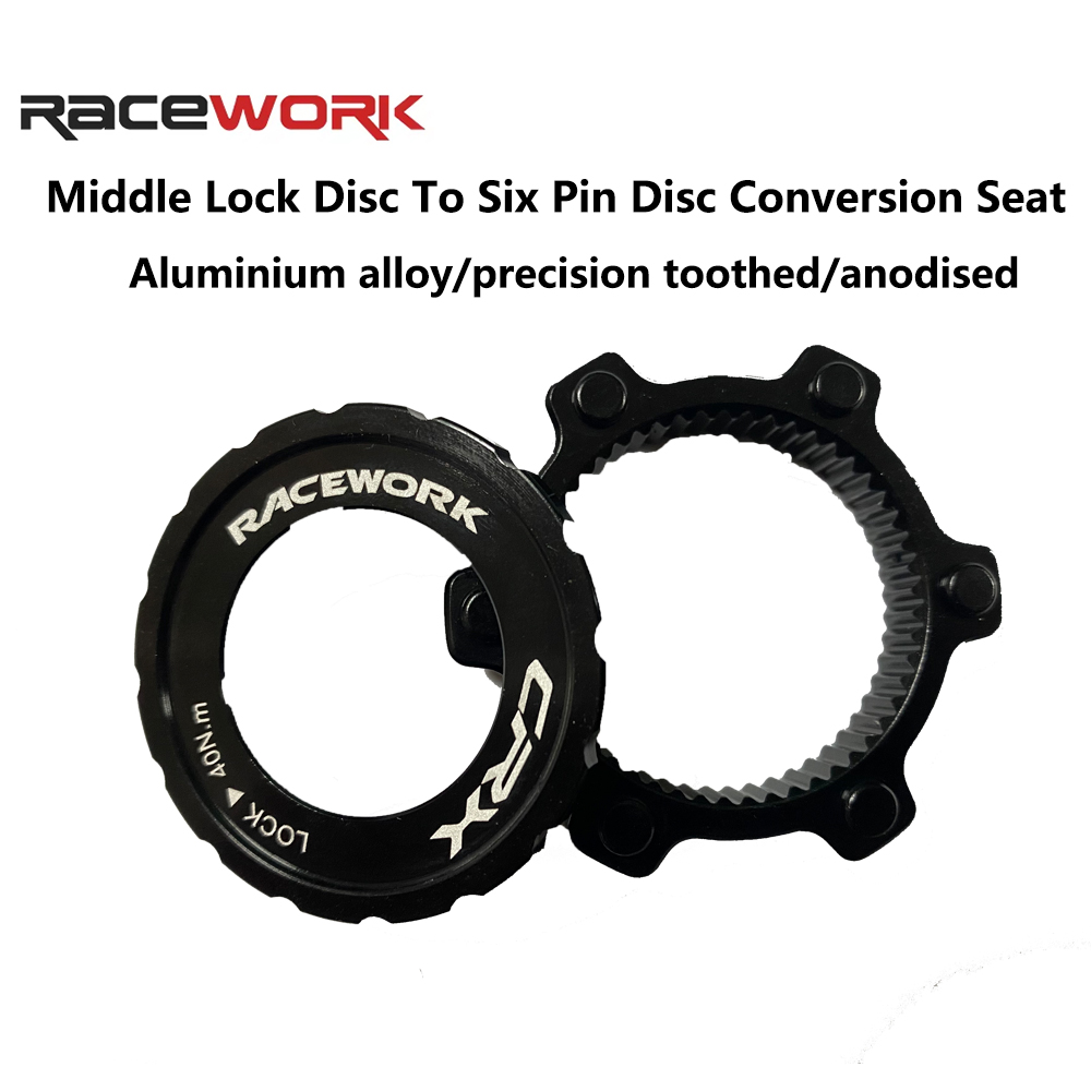 Cycling Zones - RACEWORK センターロックから 6 穴アダプターへの変換 MTB ロードバイクディスクハブセンターロック変換