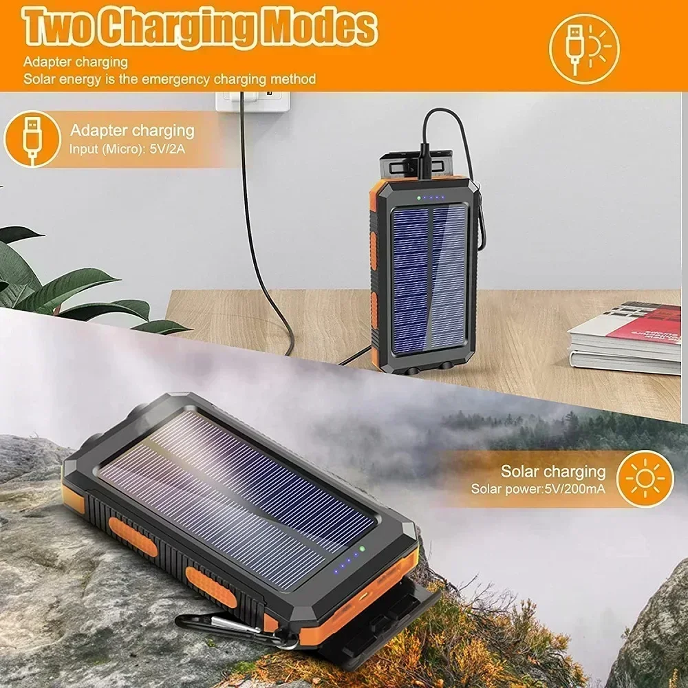 Lenovo 50000mAh Solar Power Ba - Usb Charger Dynamo のレビューと価格