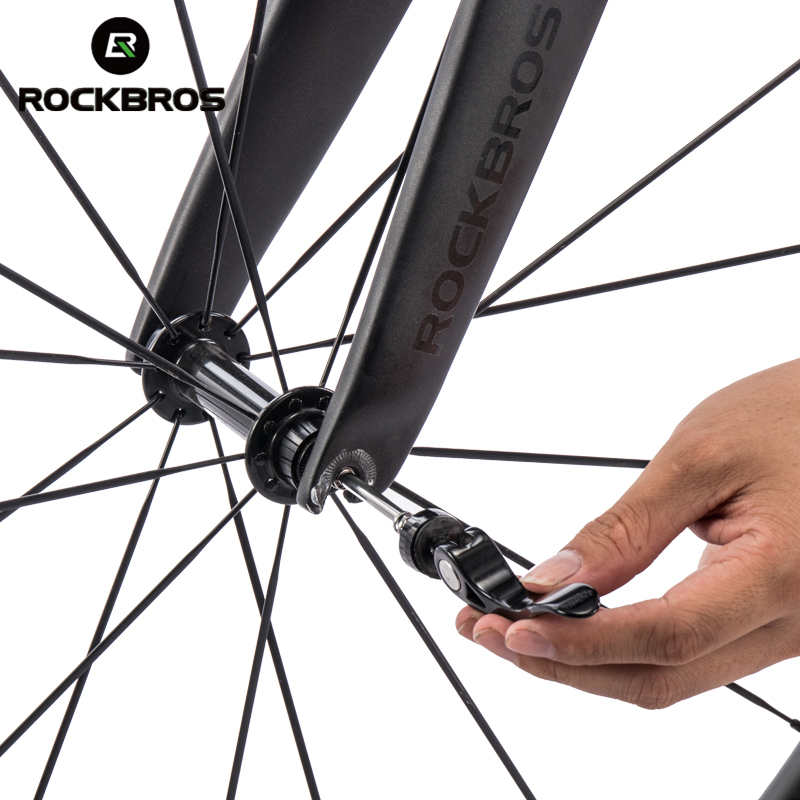 Rockbros-クイックリリース自転車ホイールハブ,フロン - Dynamo Hub Front のレビューと価格