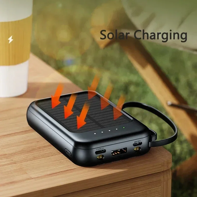モバイルバッテリー 50000mAh ソーラーパワーバンク  - Usb Charger Dynamo のレビューと価格