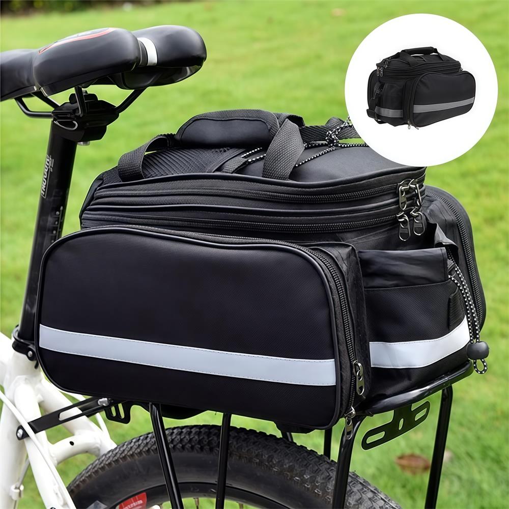 自転車リアラックバッグ、自転車トランクバッグ、雨よけ付き自転 - Cycling Commute Rain のレビューと価格