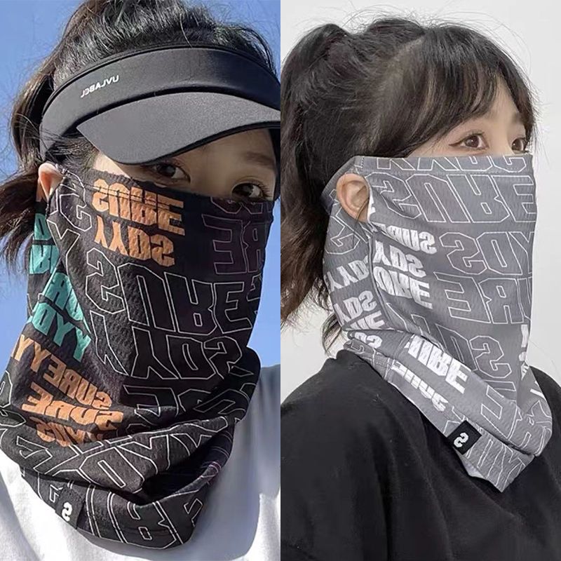ファッション日焼け止めマスク男性女性夏の顔首 UV 保護耳ス - Cycling Loop のレビューと価格