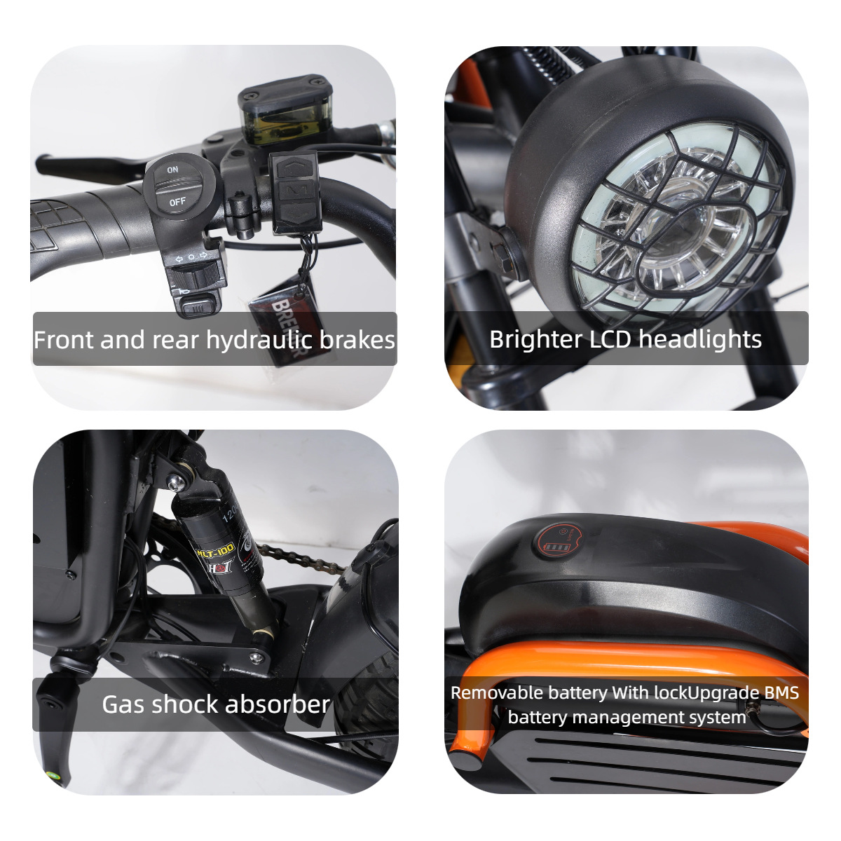 大人用60V 20Ahワイドタイヤ電動バイク、リチウムバッテ - Commuting With Road Bike のレビューと価格