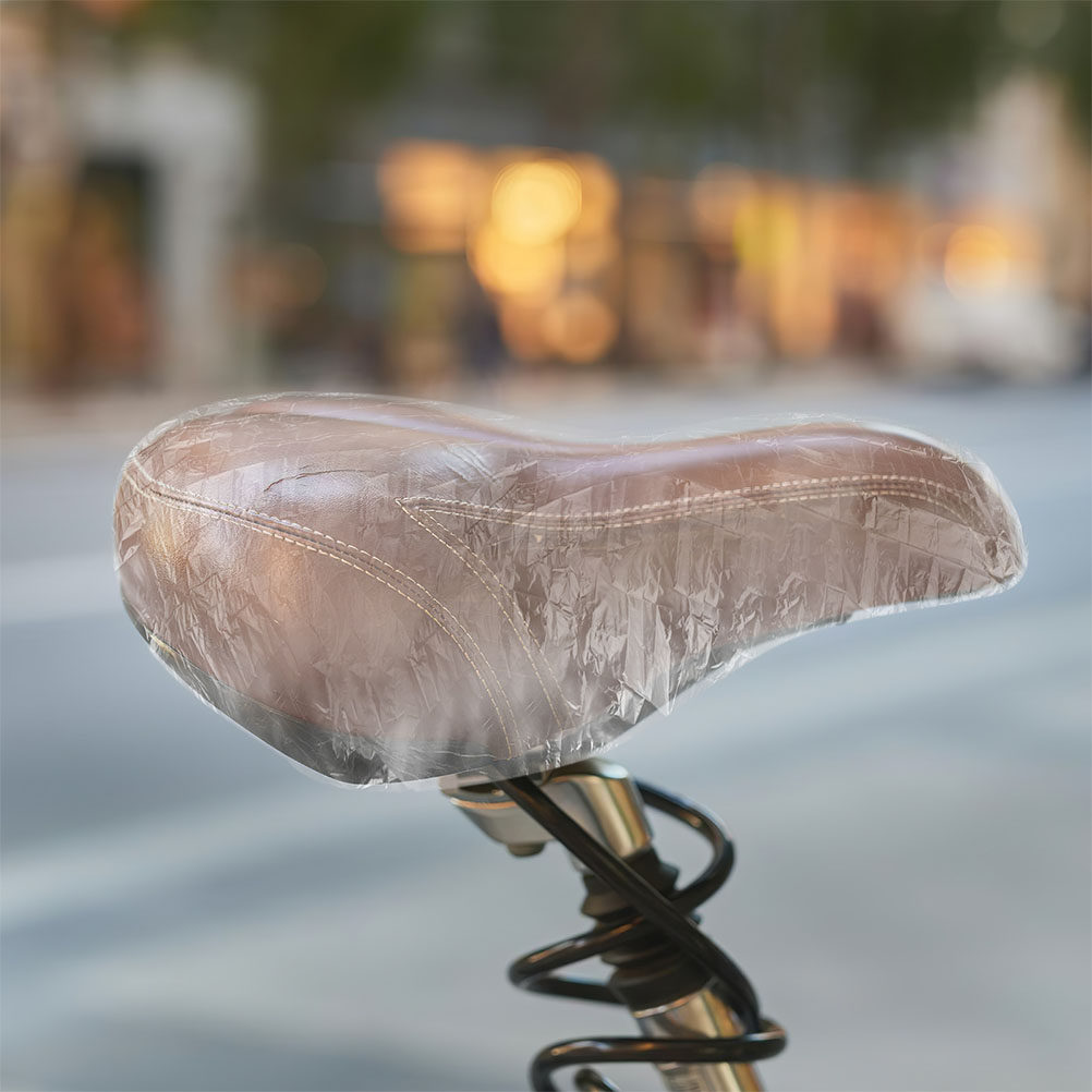 100個入り 防水サドルカバー ユニバーサルフィット バイク - Cycling Commute Rain のレビューと価格
