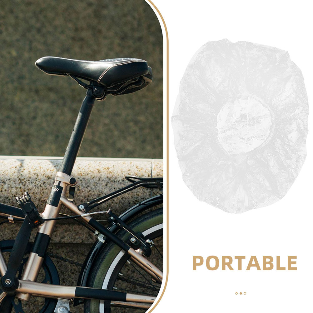 100個入り 防水サドルカバー ユニバーサルフィット バイク - Cycling Commute Rain のレビューと価格