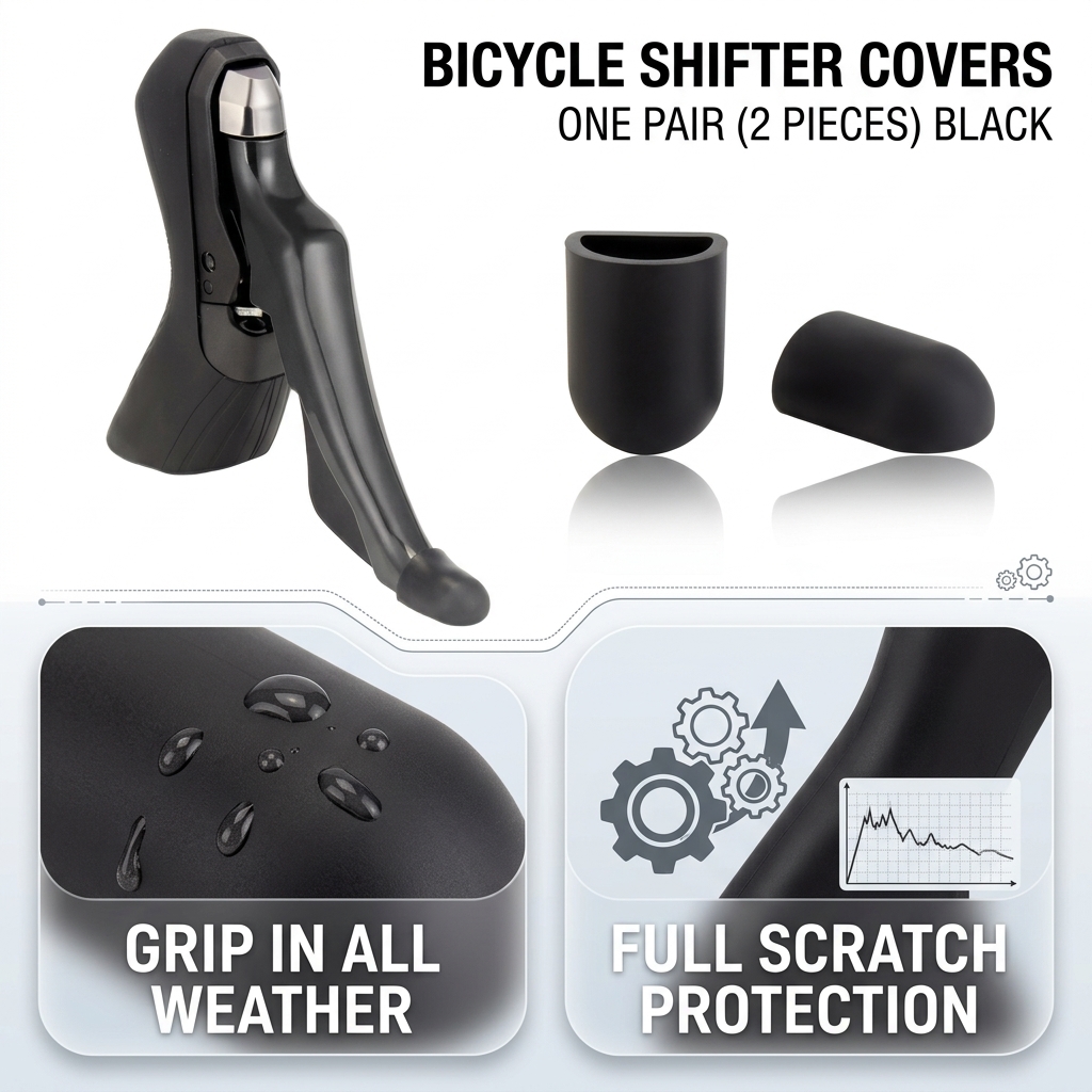 シフトレバーフード シリコン製 ロードバイク シフターカバー - Commuting With Road Bike のレビューと価格