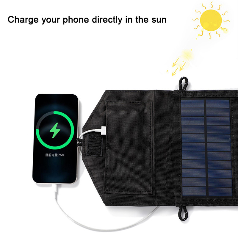 屋外キャンプハイキング折りたたみ式USBソーラーパネル充電器 - Usb Charger Dynamo のレビューと価格