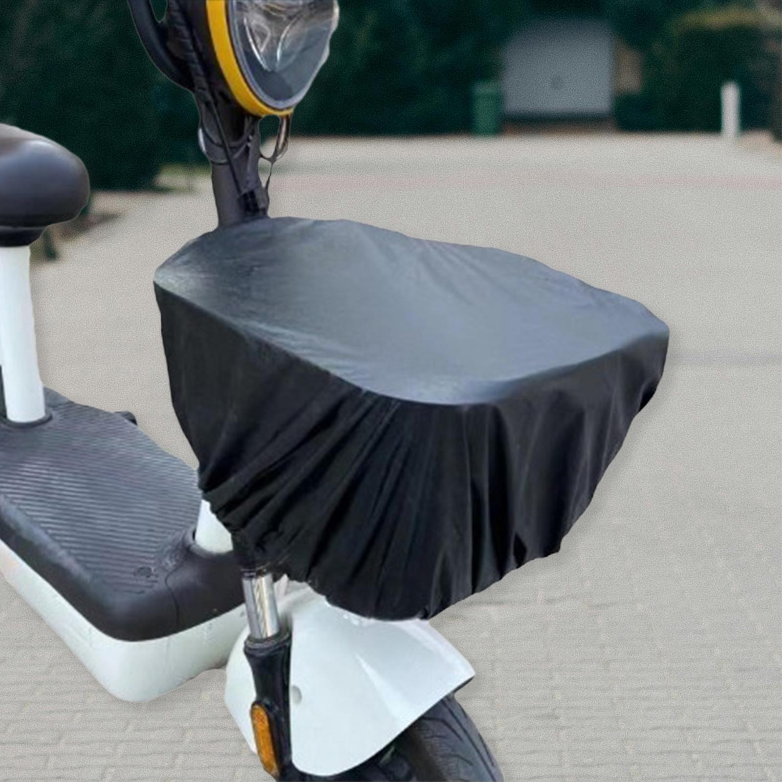 黒の防水自転車バスケットレインカバー、ポリエステル製ライナー - Cycling Commute Rain のレビューと価格