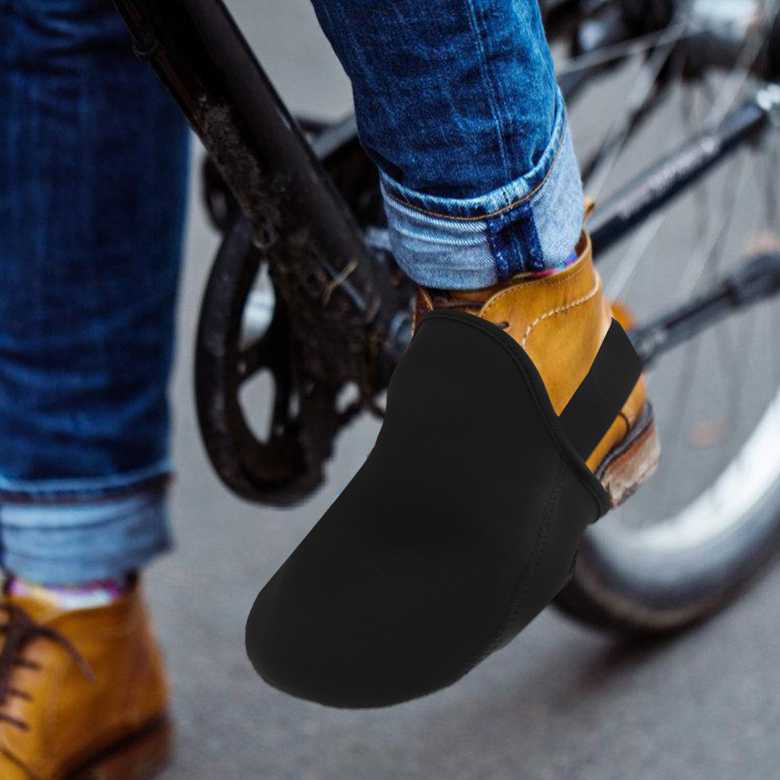 2個入りサイクリングシューズカバー ハーフ丈 防風 保温 つ - Commuting With Road Bike のレビューと価格
